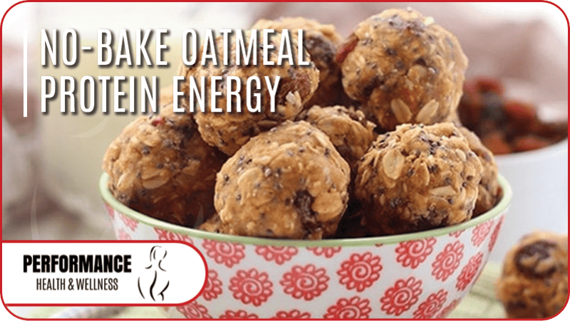 No-Bake Oatmeal Protein Energy Balls